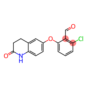 2-chloro-6-[(2-oxo-1,2,3,4-tetrahydroquinolin-6-yl)oxy]benzaldehyde