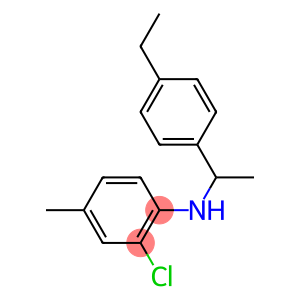 2-chloro-N-[1-(4-ethylphenyl)ethyl]-4-methylaniline