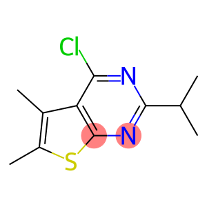 4-chloro-5,6-dimethyl-2-(propan-2-yl)thieno[2,3-d]pyrimidine