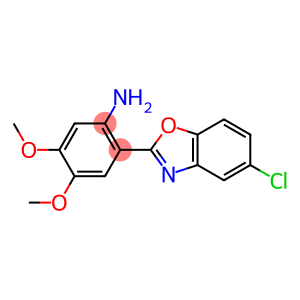 2-(5-chloro-1,3-benzoxazol-2-yl)-4,5-dimethoxyaniline