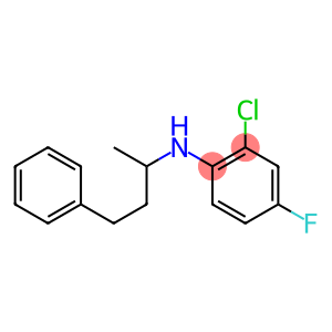 2-chloro-4-fluoro-N-(4-phenylbutan-2-yl)aniline