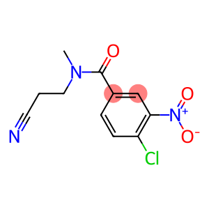 4-chloro-N-(2-cyanoethyl)-N-methyl-3-nitrobenzamide