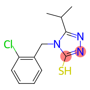 4-[(2-chlorophenyl)methyl]-5-(propan-2-yl)-4H-1,2,4-triazole-3-thiol