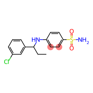 4-{[1-(3-chlorophenyl)propyl]amino}benzene-1-sulfonamide