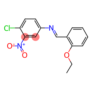 4-chloro-N-(2-ethoxybenzylidene)-3-nitroaniline