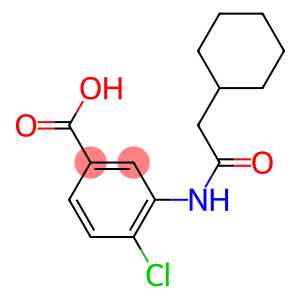 4-chloro-3-(2-cyclohexylacetamido)benzoic acid