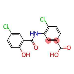 4-chloro-3-[(5-chloro-2-hydroxybenzene)amido]benzoic acid