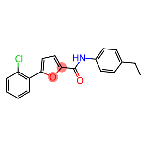 5-(2-chlorophenyl)-N-(4-ethylphenyl)-2-furamide