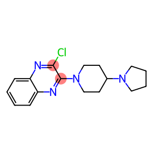 2-chloro-3-[4-(1-pyrrolidinyl)-1-piperidinyl]quinoxaline