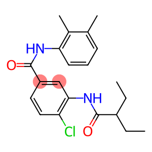 4-chloro-N-(2,3-dimethylphenyl)-3-[(2-ethylbutanoyl)amino]benzamide