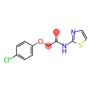 2-(4-chlorophenoxy)-N-(1,3-thiazol-2-yl)acetamide