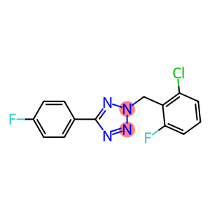 2-(2-chloro-6-fluorobenzyl)-5-(4-fluorophenyl)-2H-tetraazole