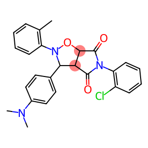 5-(2-chlorophenyl)-3-[4-(dimethylamino)phenyl]-2-(2-methylphenyl)dihydro-2H-pyrrolo[3,4-d]isoxazole-4,6(3H,5H)-dione