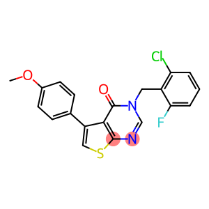 3-(2-chloro-6-fluorobenzyl)-5-(4-methoxyphenyl)thieno[2,3-d]pyrimidin-4(3H)-one