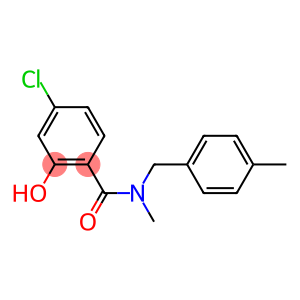 4-chloro-2-hydroxy-N-methyl-N-[(4-methylphenyl)methyl]benzamide