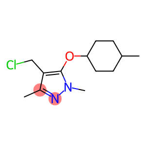 4-(chloromethyl)-1,3-dimethyl-5-[(4-methylcyclohexyl)oxy]-1H-pyrazole