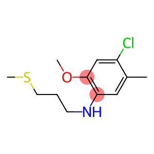 4-chloro-2-methoxy-5-methyl-N-[3-(methylsulfanyl)propyl]aniline