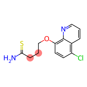 4-[(5-chloroquinolin-8-yl)oxy]butanethioamide