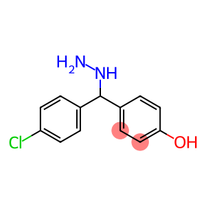 4-[(4-chlorophenyl)(hydrazinyl)methyl]phenol