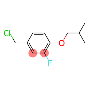 4-(chloromethyl)-2-fluoro-1-(2-methylpropoxy)benzene