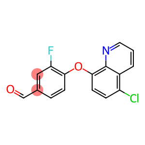 4-[(5-chloroquinolin-8-yl)oxy]-3-fluorobenzaldehyde