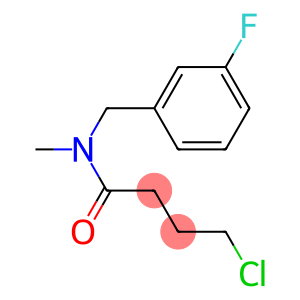 4-chloro-N-[(3-fluorophenyl)methyl]-N-methylbutanamide