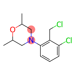 4-[3-chloro-2-(chloromethyl)phenyl]-2,6-dimethylmorpholine