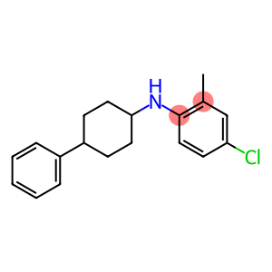 4-chloro-2-methyl-N-(4-phenylcyclohexyl)aniline