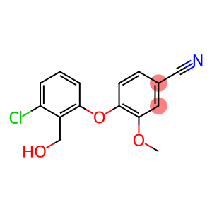 4-[3-chloro-2-(hydroxymethyl)phenoxy]-3-methoxybenzonitrile