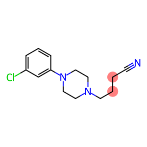 4-[4-(3-chlorophenyl)piperazin-1-yl]butanenitrile