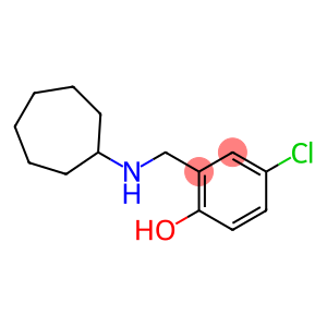 4-chloro-2-[(cycloheptylamino)methyl]phenol