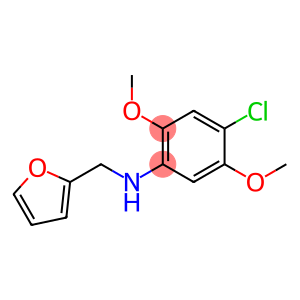 4-chloro-N-(furan-2-ylmethyl)-2,5-dimethoxyaniline