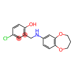 4-chloro-2-[(3,4-dihydro-2H-1,5-benzodioxepin-7-ylamino)methyl]phenol