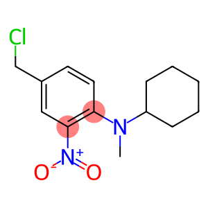 4-(chloromethyl)-N-cyclohexyl-N-methyl-2-nitroaniline