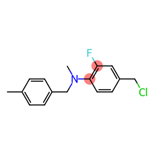 4-(chloromethyl)-2-fluoro-N-methyl-N-[(4-methylphenyl)methyl]aniline