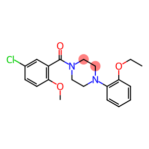 1-(5-chloro-2-methoxybenzoyl)-4-(2-ethoxyphenyl)piperazine