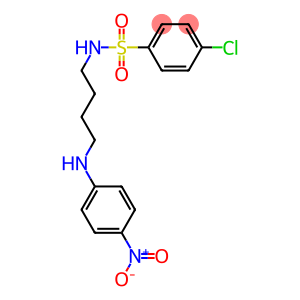 4-chloro-N-(4-{4-nitroanilino}butyl)benzenesulfonamide