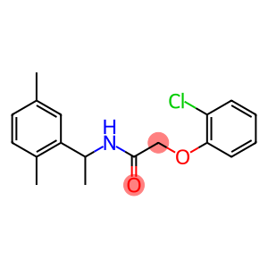 2-(2-chlorophenoxy)-N-[1-(2,5-dimethylphenyl)ethyl]acetamide