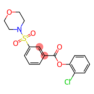 2-chlorophenyl 3-(4-morpholinylsulfonyl)benzoate