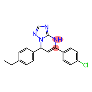 5-(4-chlorophenyl)-7-(4-ethylphenyl)-4,7-dihydro[1,2,4]triazolo[1,5-a]pyrimidine