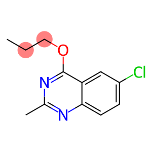 6-chloro-2-methyl-4-quinazolinyl propyl ether