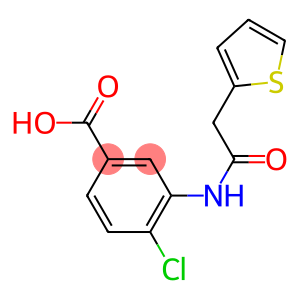 4-chloro-3-[(thien-2-ylacetyl)amino]benzoic acid