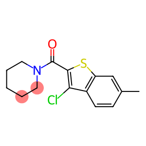 1-[(3-chloro-6-methyl-1-benzothien-2-yl)carbonyl]piperidine