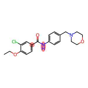 3-chloro-4-ethoxy-N-[4-(4-morpholinylmethyl)phenyl]benzamide