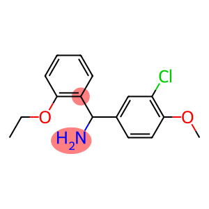 (3-chloro-4-methoxyphenyl)(2-ethoxyphenyl)methanamine