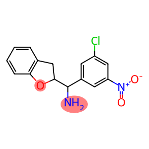 (3-chloro-5-nitrophenyl)(2,3-dihydro-1-benzofuran-2-yl)methanamine