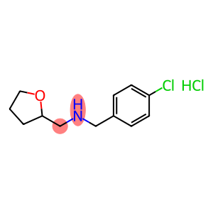 (4-chlorophenyl)-N-(tetrahydro-2-furanylmethyl)methanamine hydrochloride