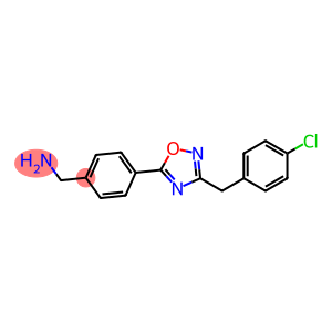 (4-{3-[(4-chlorophenyl)methyl]-1,2,4-oxadiazol-5-yl}phenyl)methanamine