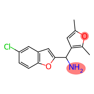 (5-chloro-1-benzofuran-2-yl)(2,5-dimethylfuran-3-yl)methanamine