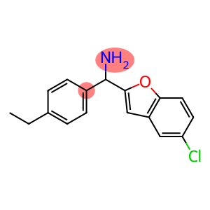 (5-chloro-1-benzofuran-2-yl)(4-ethylphenyl)methanamine